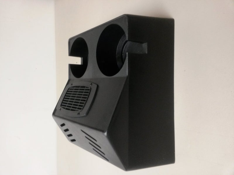 Workman CB Radio Hump Mount With Speaker and Cup Holders - Image 5